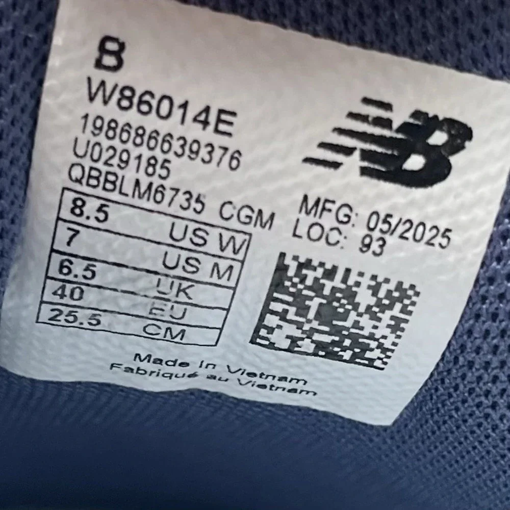 New Balance Sneakers Mens 7 Womens 8.5 FF X 860 V14 W86014E Blue‎ Running Shoes